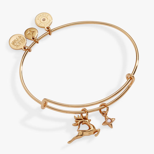 Alex and Ani Holiday Reindeer Bangle