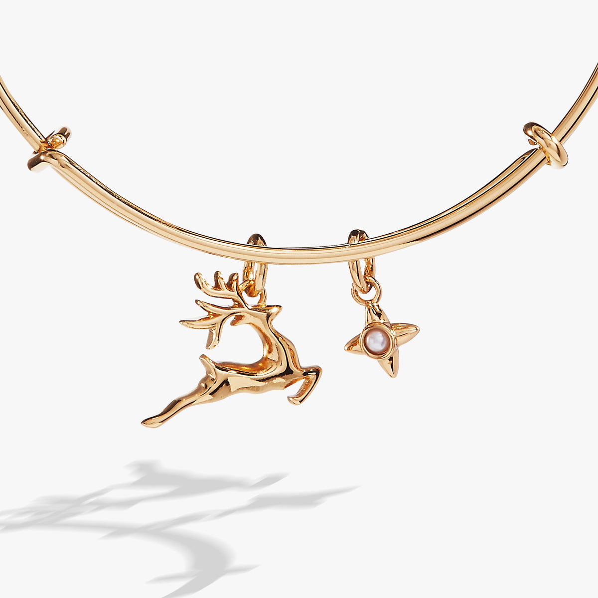 Alex and Ani Holiday Reindeer Bangle