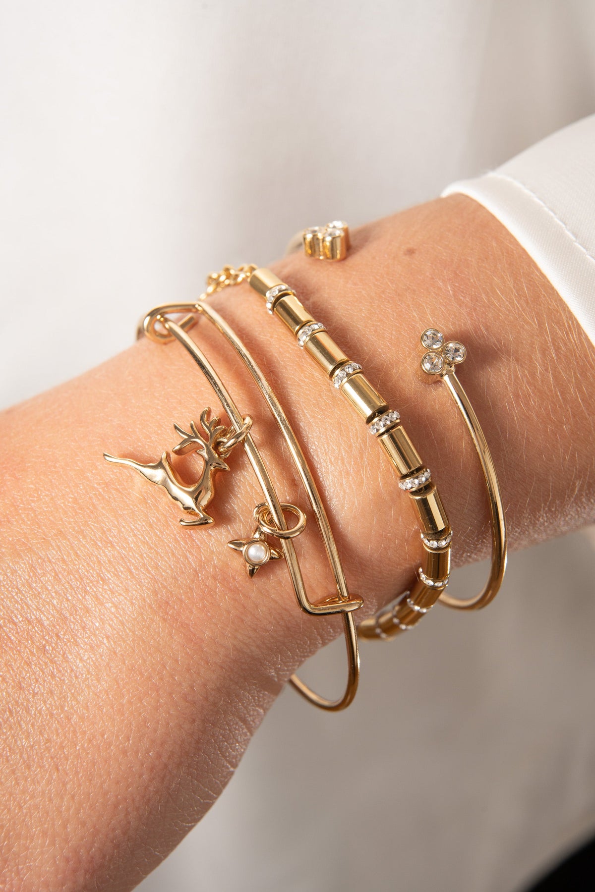 Alex and Ani Holiday Reindeer Bangle