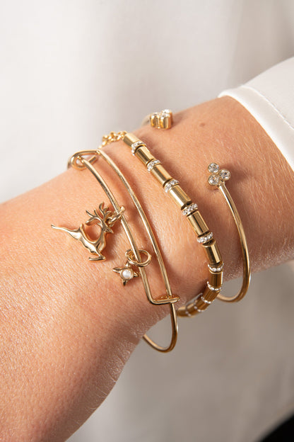 Alex and Ani Holiday Reindeer Bangle