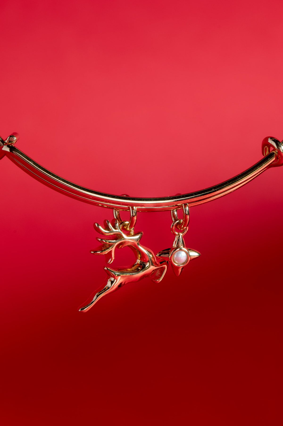 Alex and Ani Holiday Reindeer Bangle