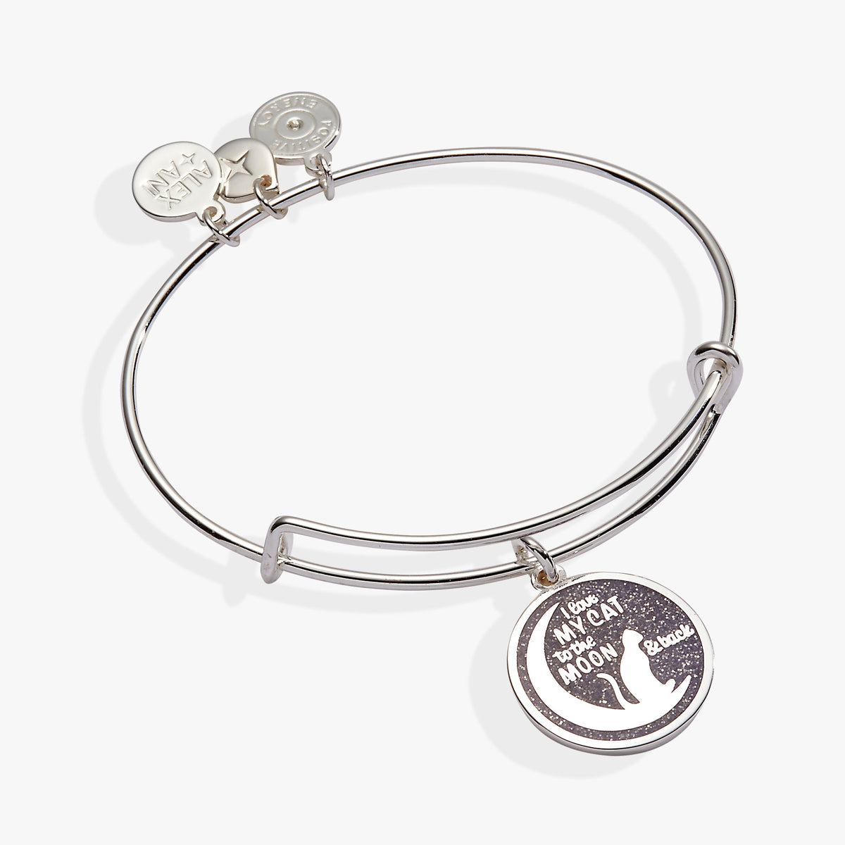 Alex and Ani Love My Cat to the Moon and Back Bangle
