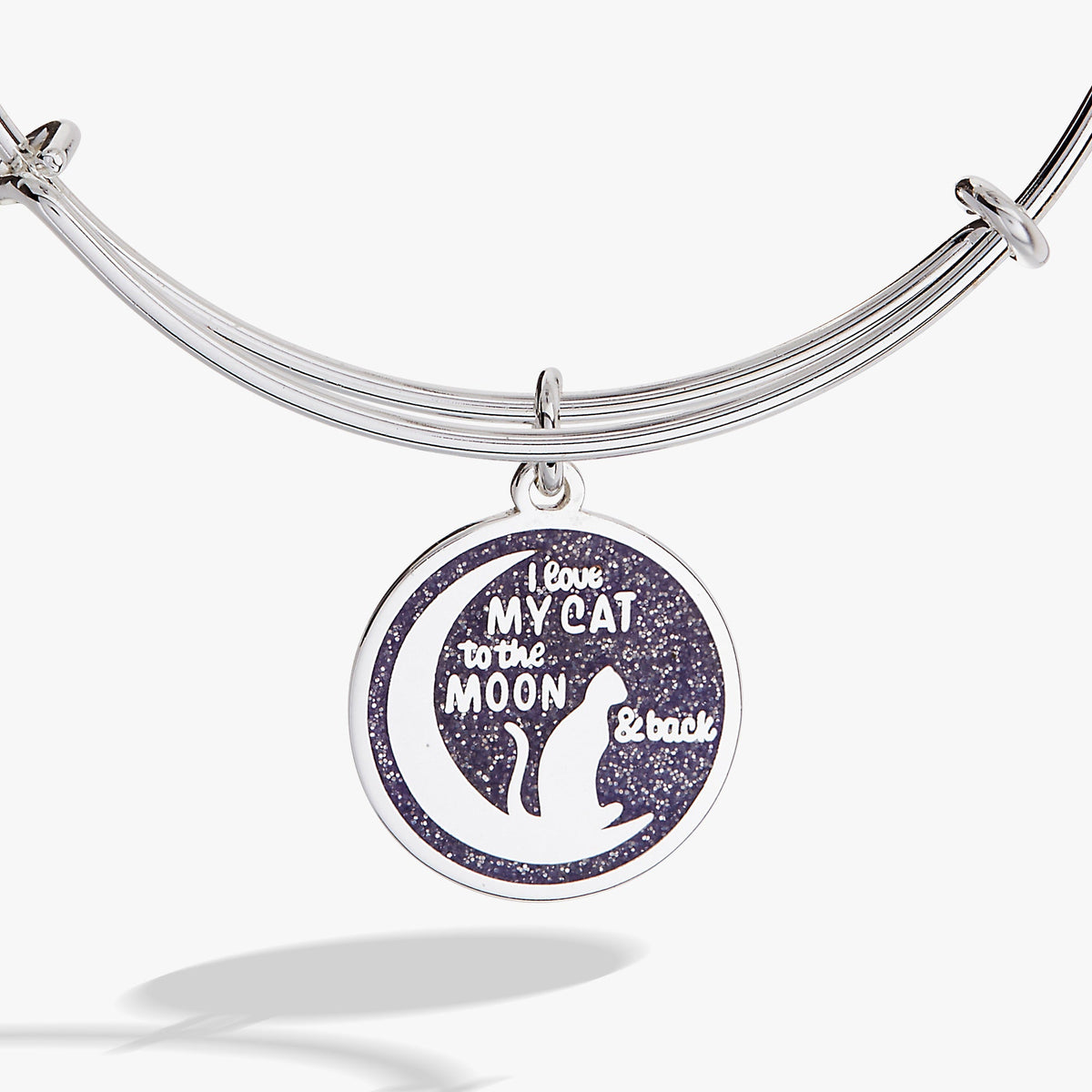 Alex and Ani Love My Cat to the Moon and Back Bangle