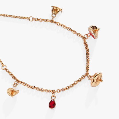 Alex and Ani Mushroom Bolo Charm Bracelet
