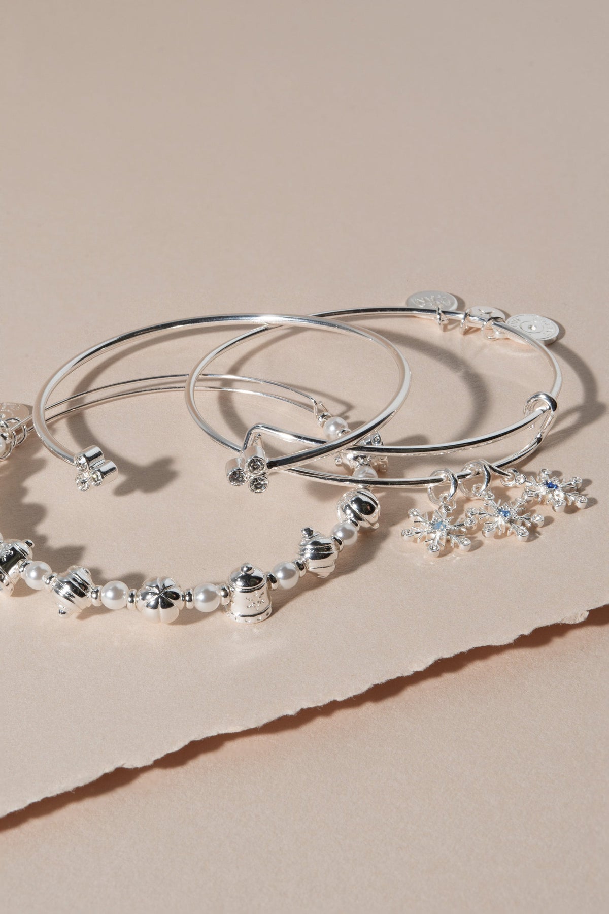 Alex and Ani Bells Beaded Bangle