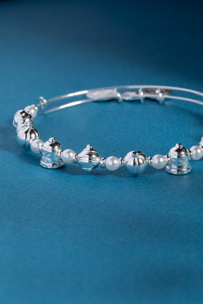 Alex and Ani Bells Beaded Bangle